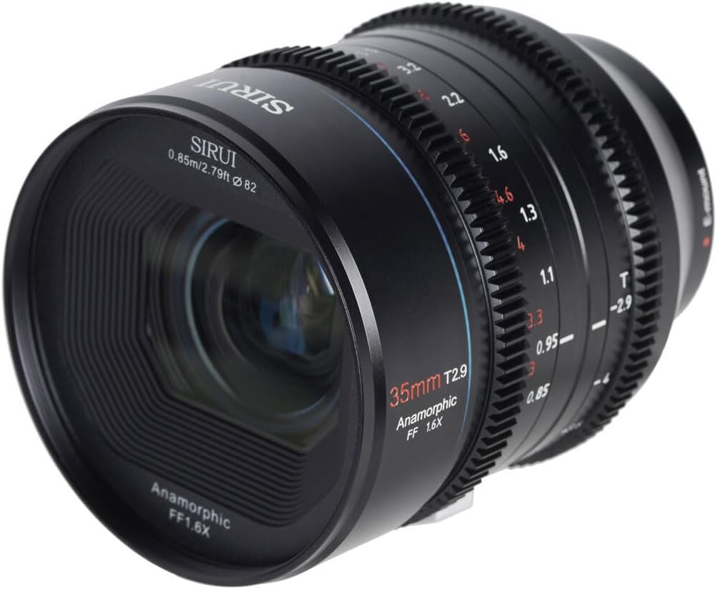 SIRUI 35mm T2.9 1.6X Vollformat anamorphes Cine Prime Objektiv Objektive Lens Lenses Modell Venus 35
