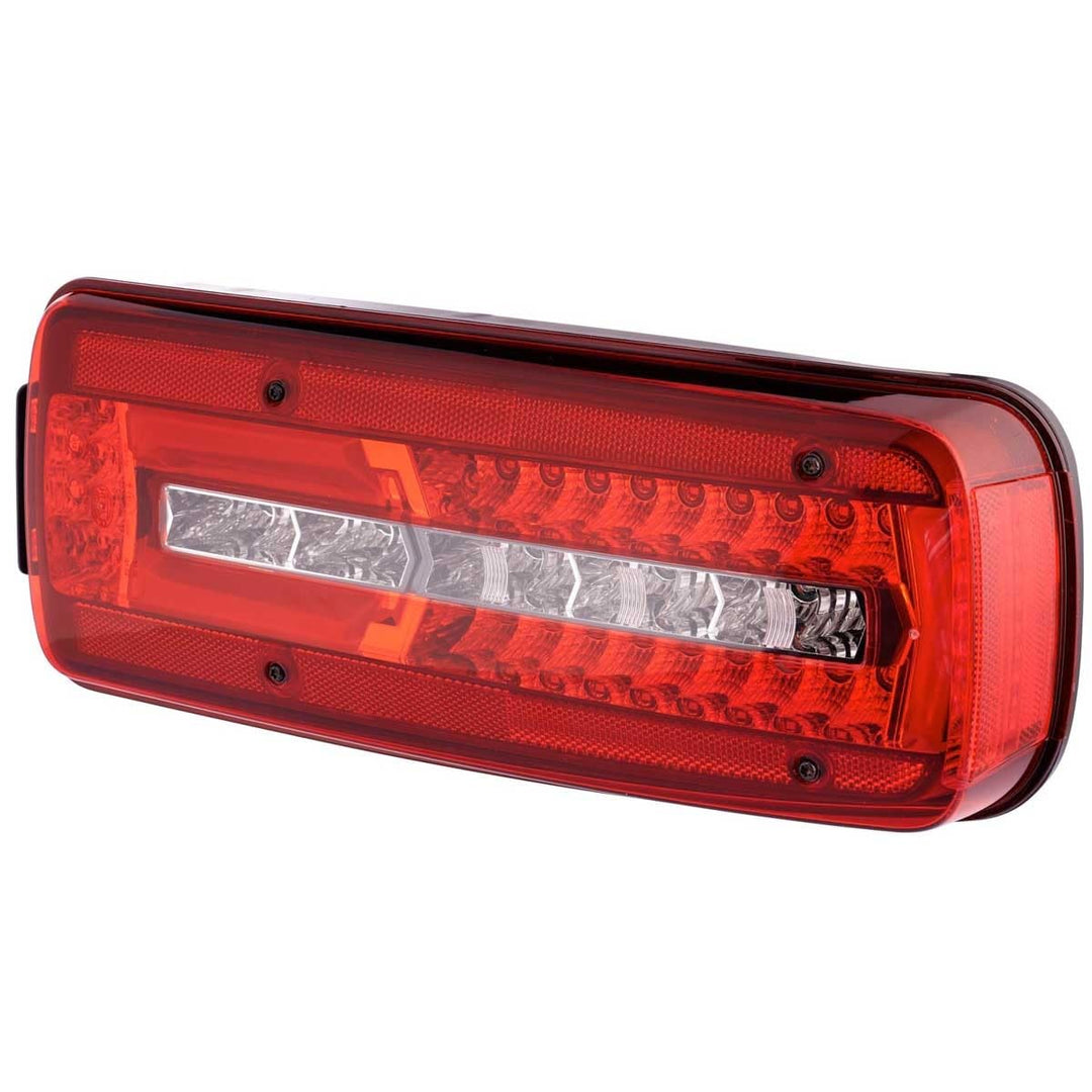 HELLA - Heckleuchte - Truck Full LED - LED - 24V - 2VP 012 381-021 Standard Ausführung rechts seitli