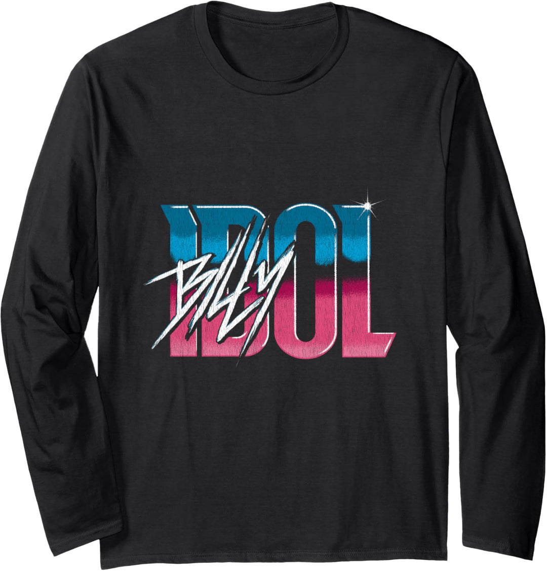 Billy Idol - Gradient Logo Langarmshirt