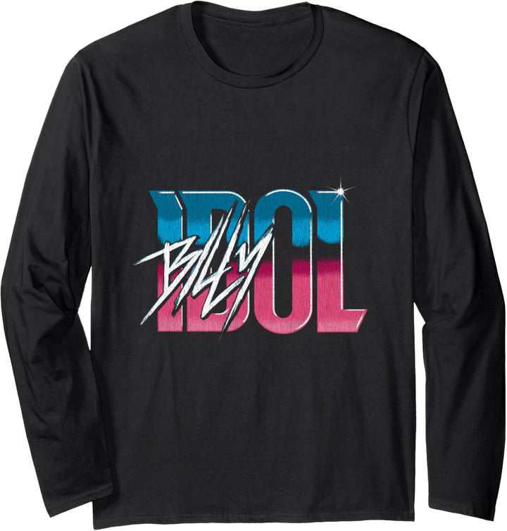 Billy Idol - Gradient Logo Langarmshirt
