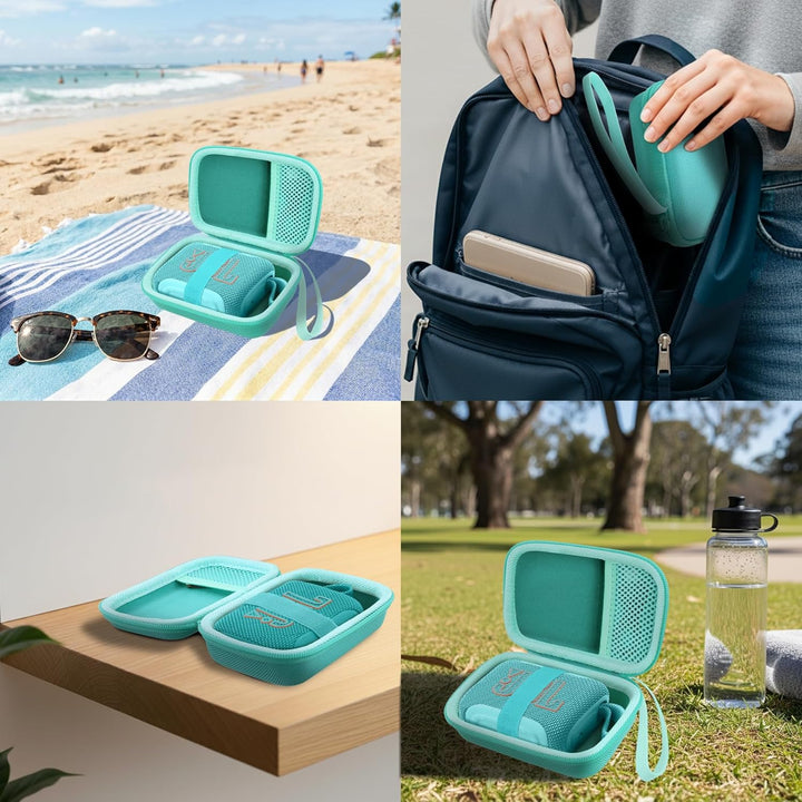 co2CREA Hart Reise Schutz Hülle Etui Tasche für JBL GO 5 /GO 4 /GO 3 tragbarer Bluetooth Lautspreche