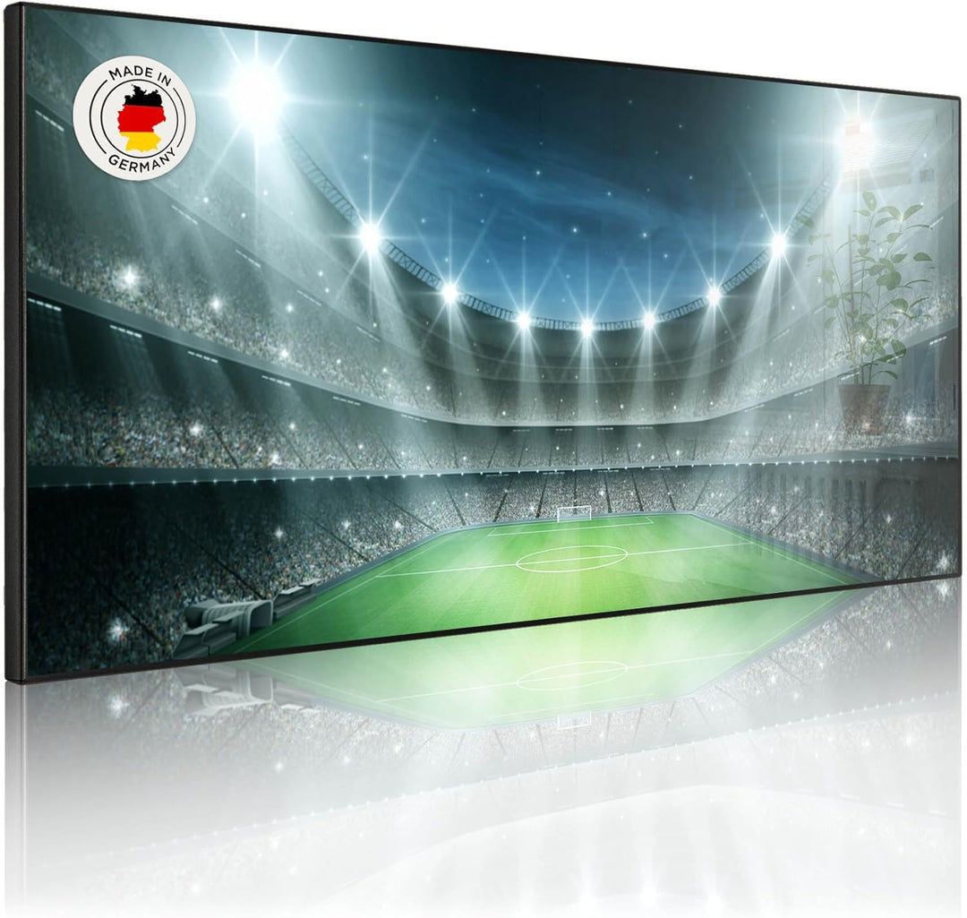 banjado Magnettafel schwarz 78 x 37cm / Magnetwand Metall/Magnetpinnwand als Memoboard/Pinnwand Magn