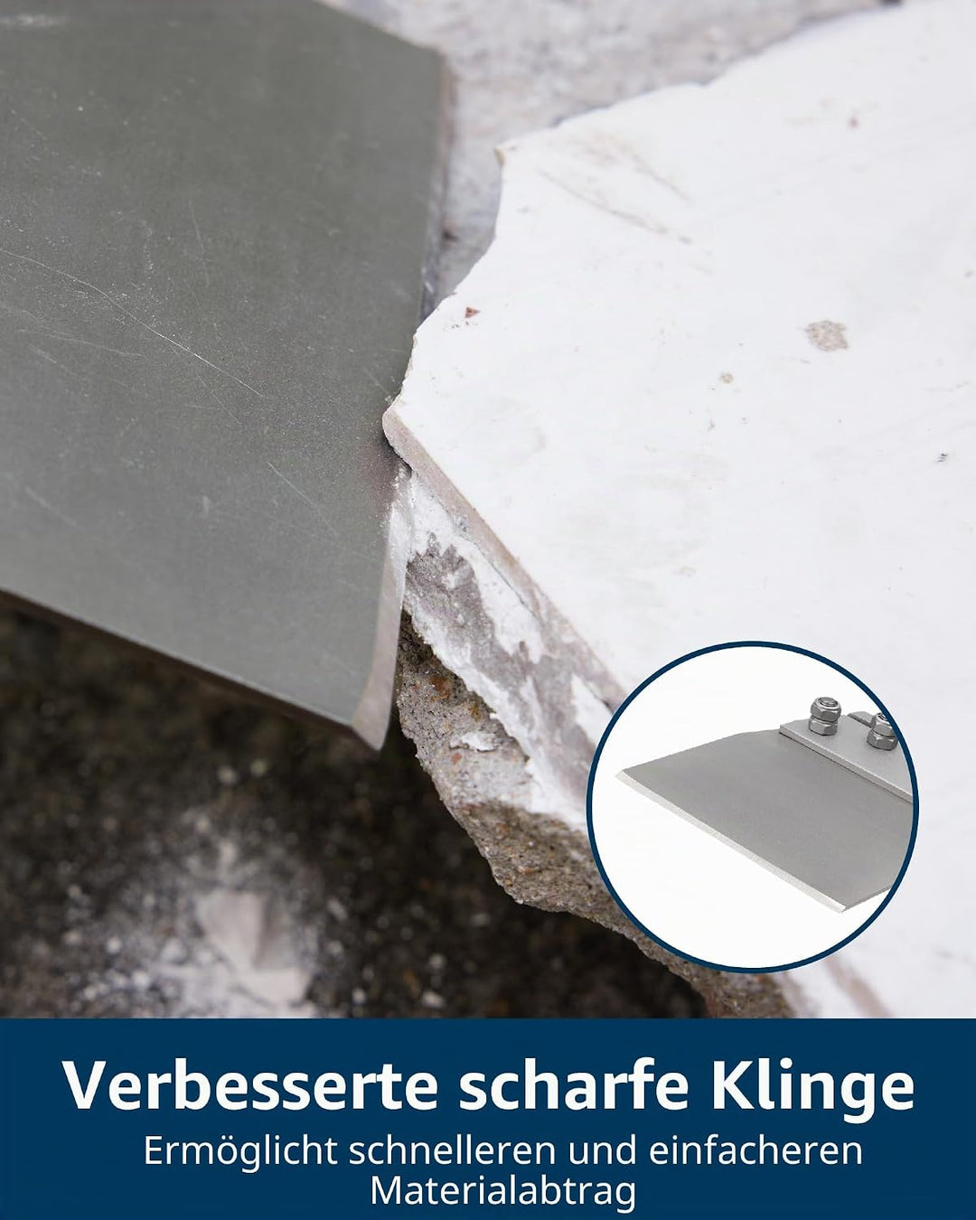 Firecore SDS Max Boden-Schaber, Spachtelmeissel SDS Max, 635mm×150mm, spachtel werkzeug für Böden, V