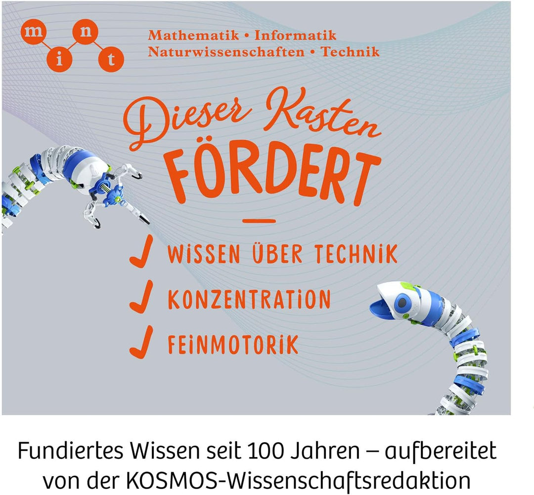 KOSMOS 621279 Bionic Robotic Arm, der Innovative Flex-Greifarm, Bausatz für Bionic Roboter, Einführu