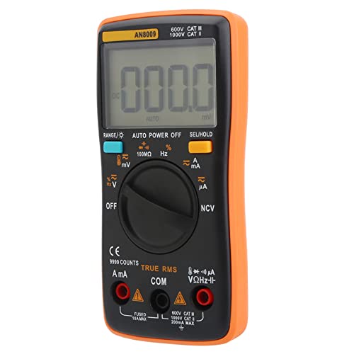 FTVOGUE Digitalmultimeter AN8009 Auto Range True RMS AC / DC-Spannung Elektronisches Messgerät Messe