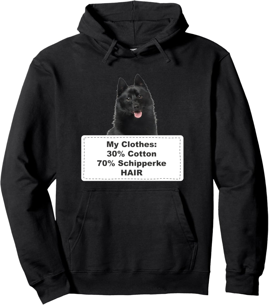 Funny Shedding Dog Schipperke Pullover Hoodie