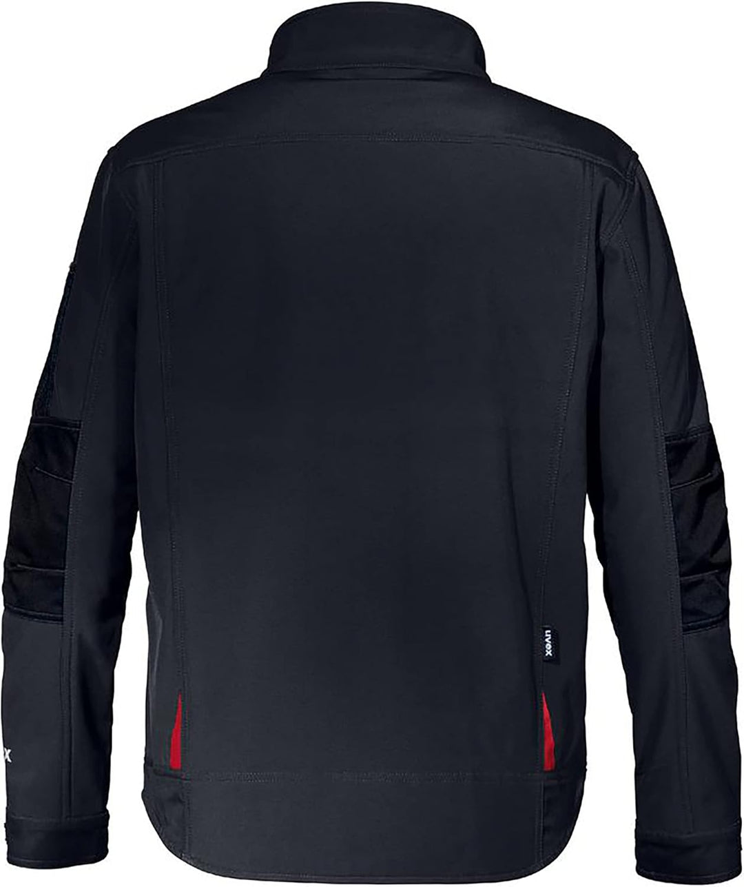 Uvex Tune-up Softshell-Arbeitsjacke für Herren - atmungsaktiv & wasserabweisend XXL Schwarz/Rot, XXL