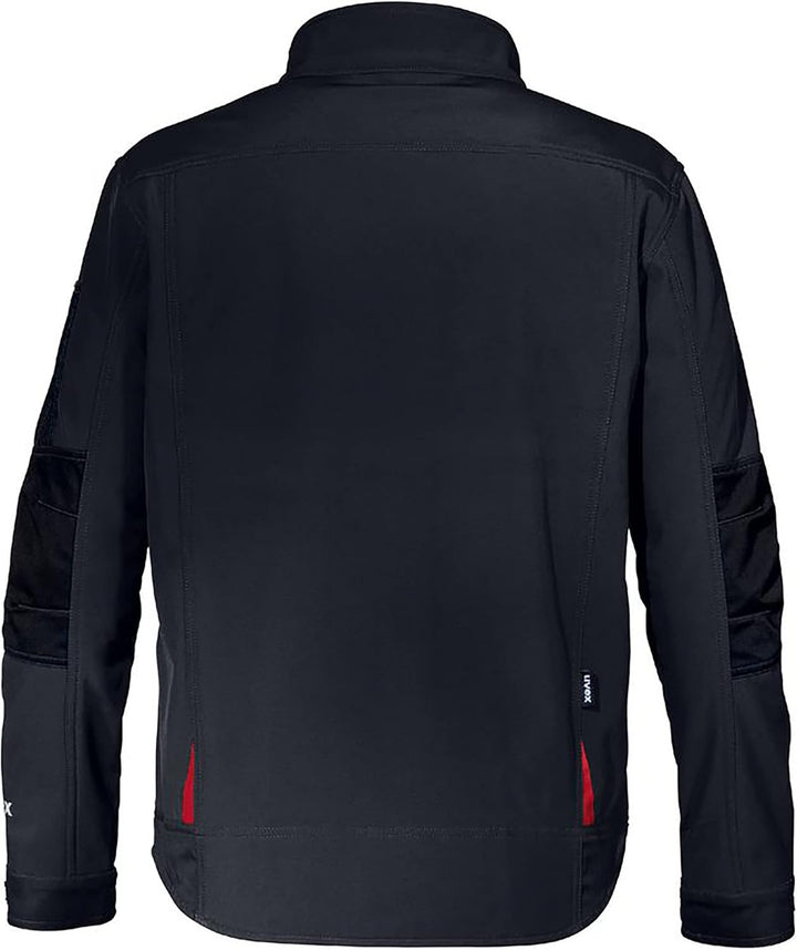 Uvex Tune-up Softshell-Arbeitsjacke für Herren - atmungsaktiv & wasserabweisend M Schwarz/Rot, M Sch