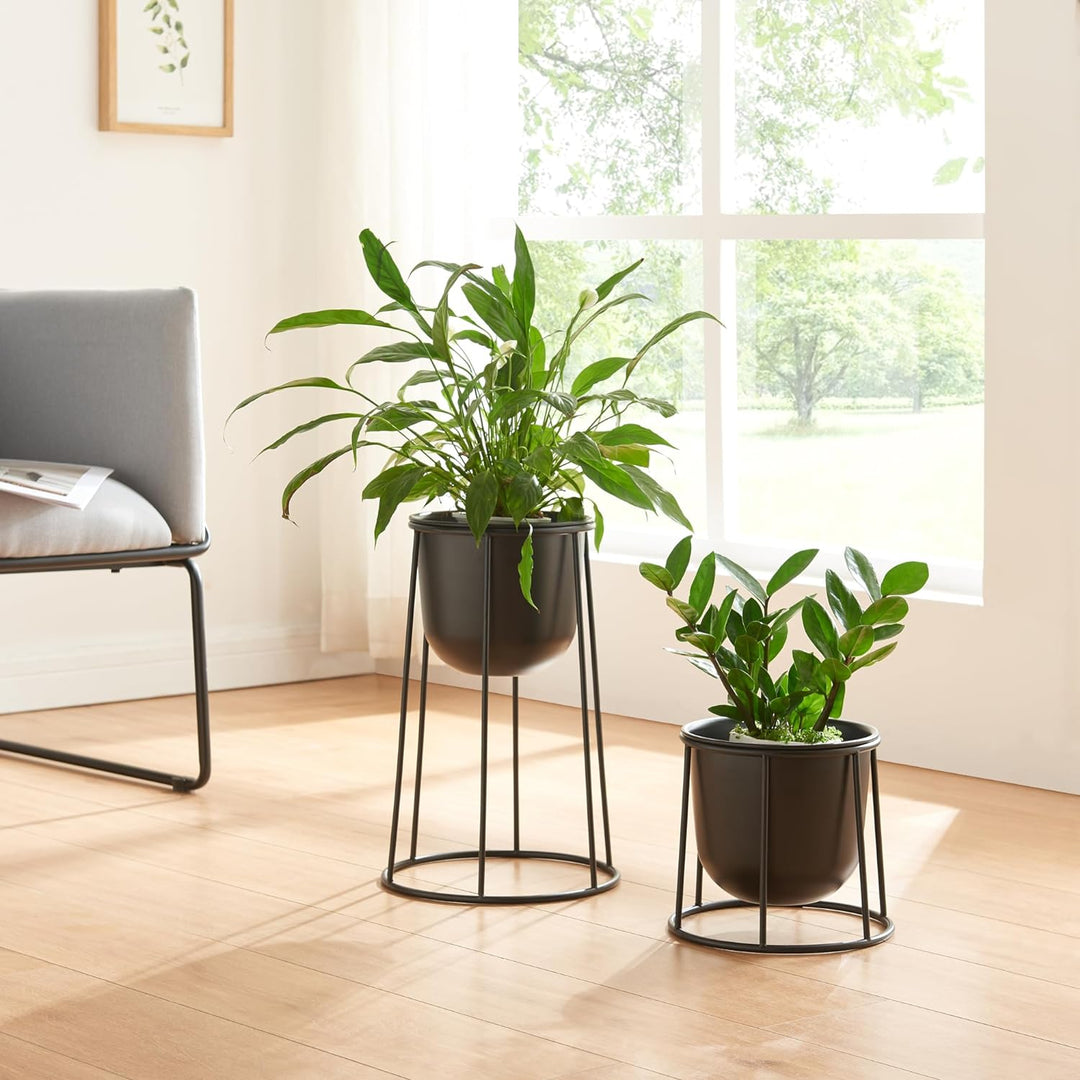 [en.casa] Pflanzenständer Nesseby 2er Set Blumentopfständer Blumentofphalter Pflanzenhocker in 2 Grö