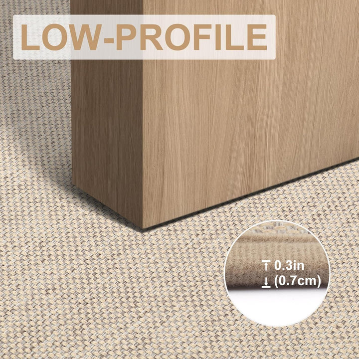 LEKEEPGO Fussmatte Innen 60 x 120 cm, rutschfest Fussmatte, waschbar Schmutzfangmatte, Dünn Türmatte