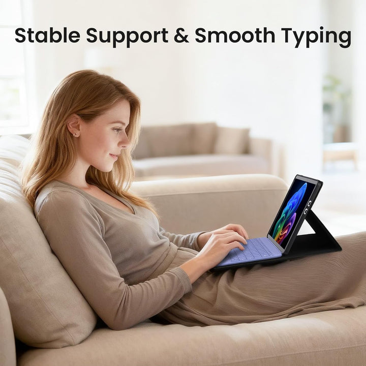 Omnpak Hülle für Microsoft Surface Pro 12 （2025 ） 12 Zoll, Lightweight Protective, Multiple Angle, S