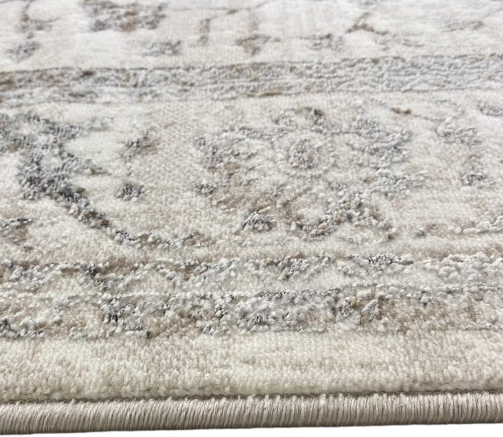 Teppich-Traum Orientteppich mit Pflanzen Verzierungen & Ornamenten in Creme Grösse 200 x 290 cm 200