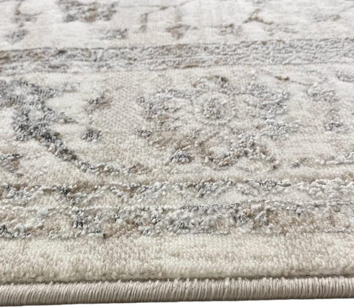 Teppich-Traum Orientteppich mit Pflanzen Verzierungen & Ornamenten in Creme Grösse 200 x 290 cm 200