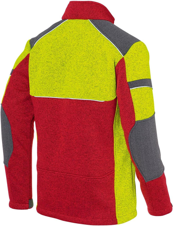 KÜBLER Workwear KÜBLER BODYFORCE Ultrashell Arbeitsjacke anthrazit/schwarz 3XL rot/gelb, 3XL rot/gel