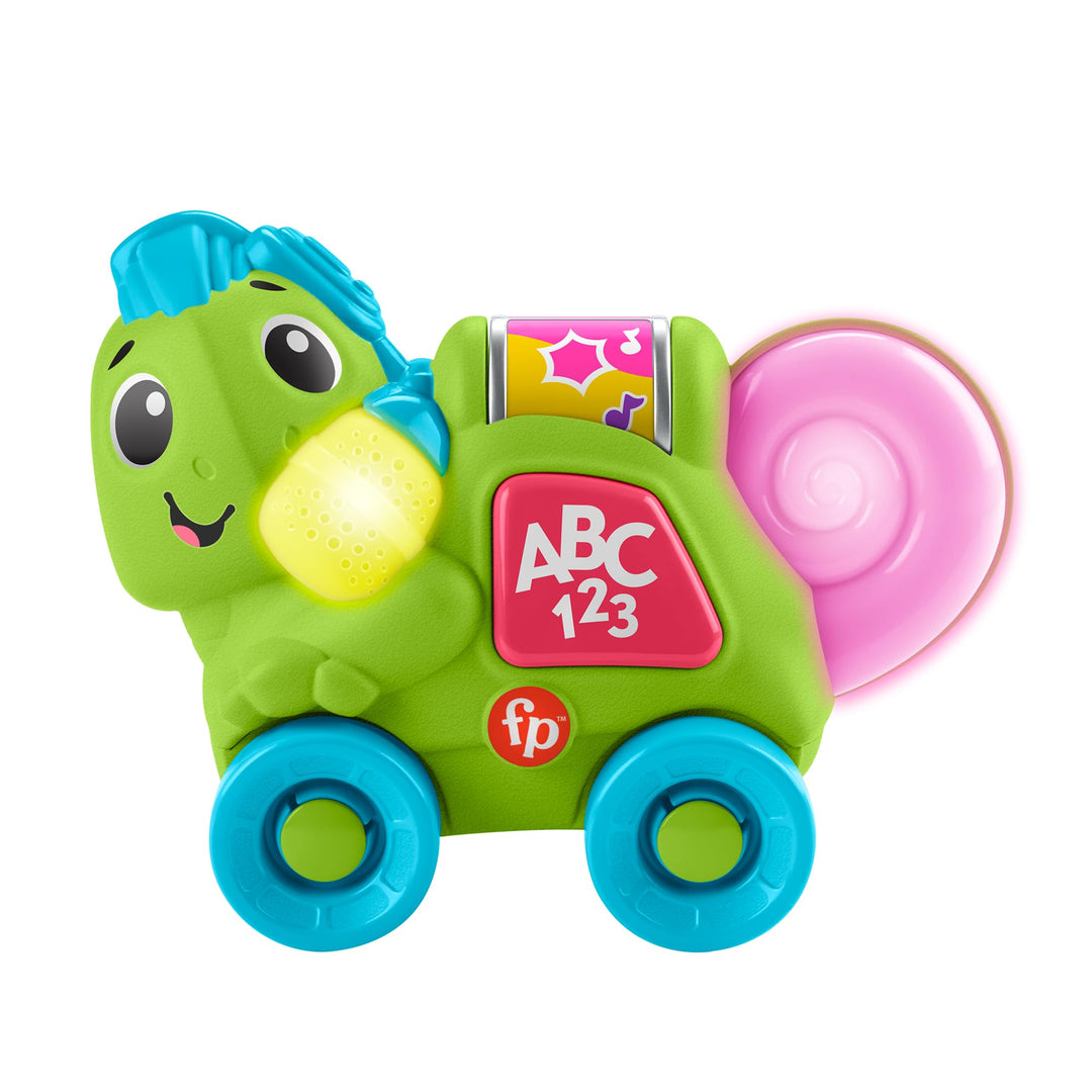 Fisher-Price Link Squad Chamäleon Farbkenner Lernspielzeug mit Musik und Lichtern für Kinder ab 9 Mo