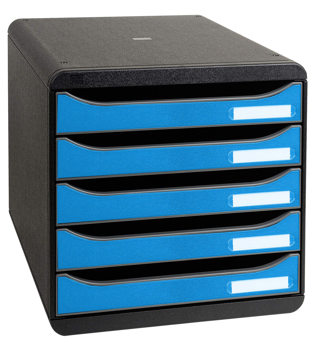 Exacompta - Artikelnummer: 3097100D - BIG BOX PLUS - 5 Schubladen für Dokumente A4+ - aus PS Antimik