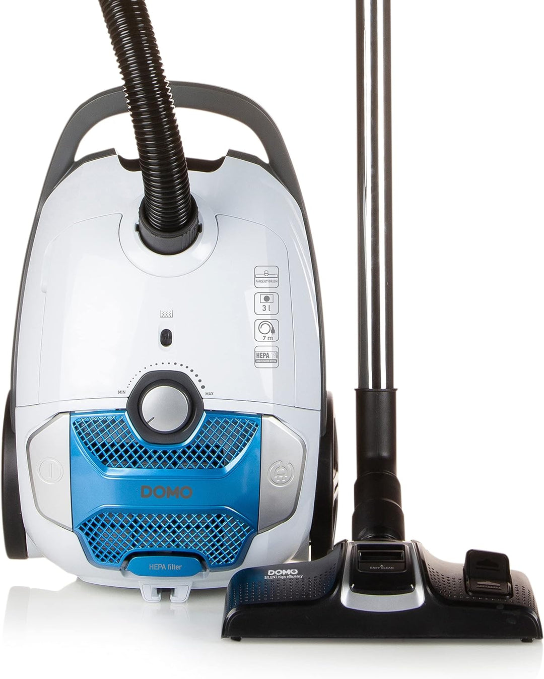 DOMO DO7291S Staubsauger mit Beutel - New ‘Deep Clean’ Technologie - HEPA Filtersystem - 3L - 700W -