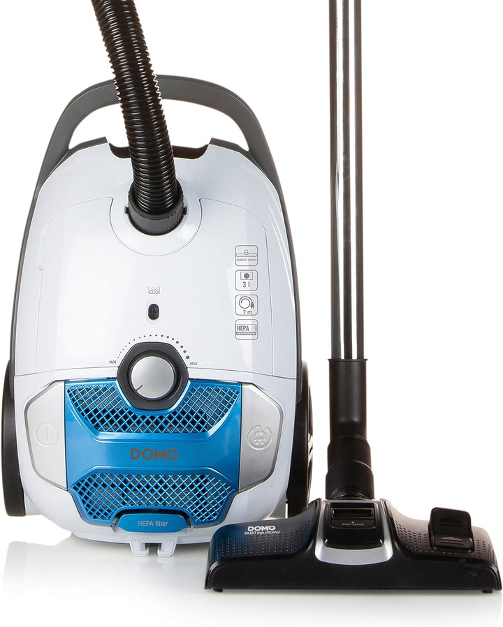 DOMO DO7291S Staubsauger mit Beutel - New ‘Deep Clean’ Technologie - HEPA Filtersystem - 3L - 700W -