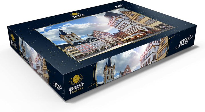 Trier, Marktplatz mit Steipe im Stadtzentrum der antiken römischen Stadt - Premium 1000 Teile Puzzle