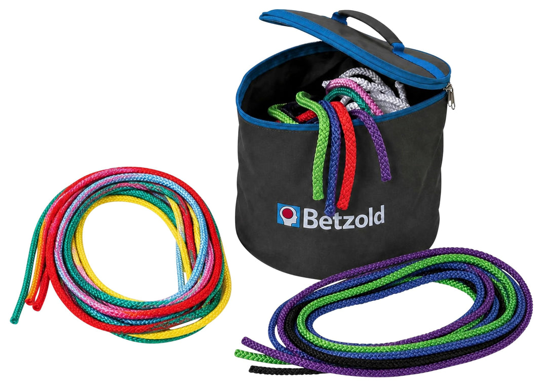 Betzold - Springseile-Set Kinder - 20 x Hüpfseile 3 m in verschiedenen Farben NoColor OneSize, NoCol