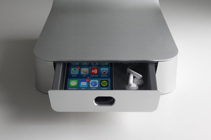 Rain Design mBase Ständer für iMac - Desktop-Ständer - 27 Inch - Silber Single Bis 68,5 cm (27 Zoll)