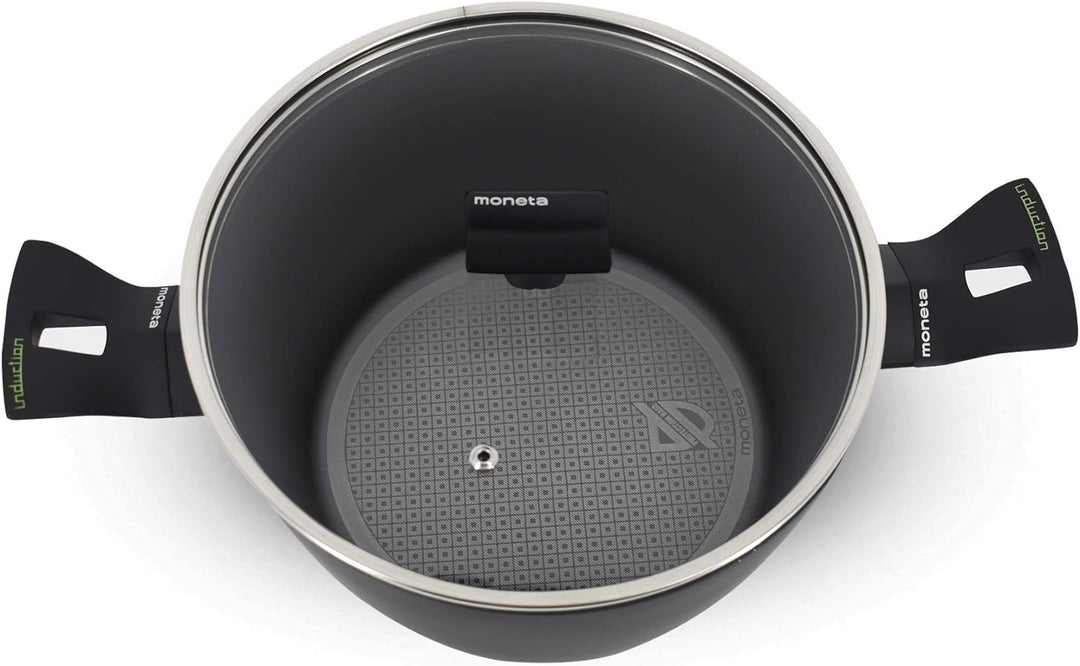Moneta Nova Stieltopf, Aluminium, Schwarz, 24 cm, 2, 24 cm
