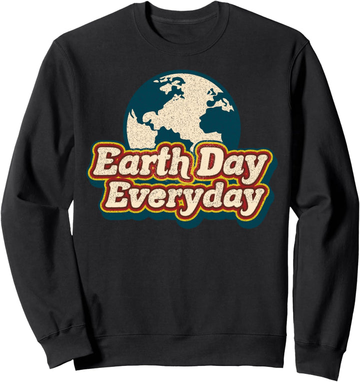 Earth Day Everyday 51. Jahrestag Cute Planet Teacher Sweatshirt