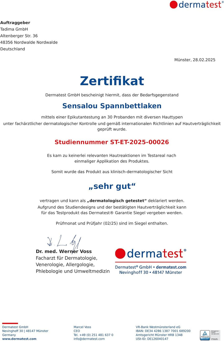Sensalou Inkontinenz Spannbettlaken wasserdicht Doppelpack weiss - 80x160 cm 2X Set 2 80 x 160 cm, 2