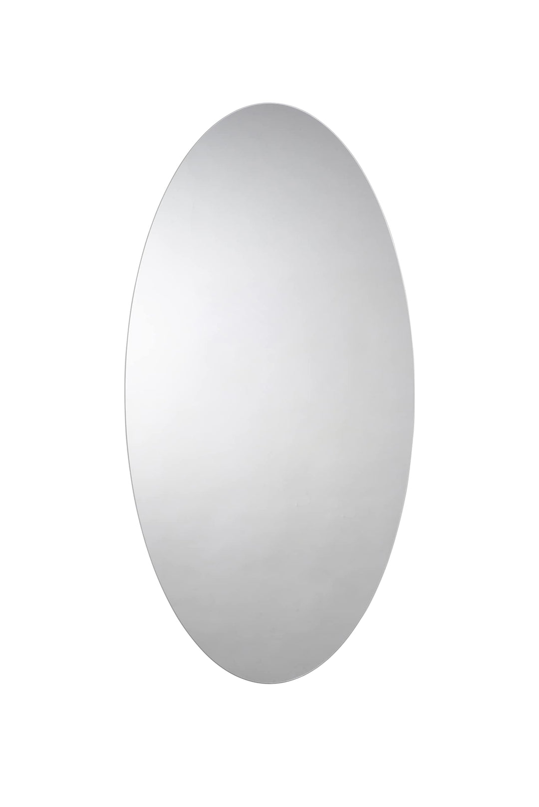 Croydex Belham Badezimmerspiegel, oval Spiegel, Glas, Silber, Einheitsgrösse, Belham