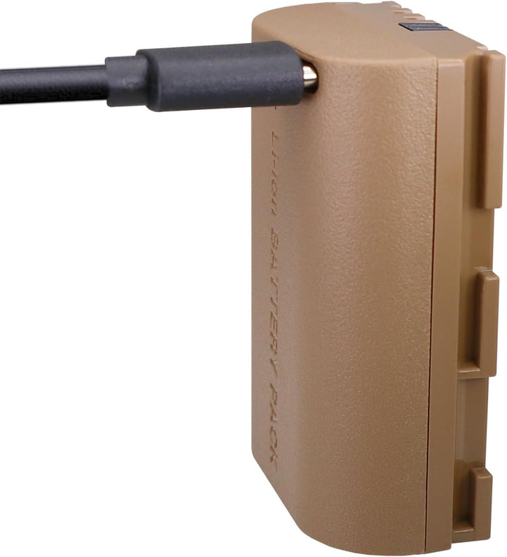 2X Blumax Gold Akku kompatibel mit Canon LP-E6NH (2250mAh) mit USB Typ-C Ladebuchse - NTC-Sensor & V
