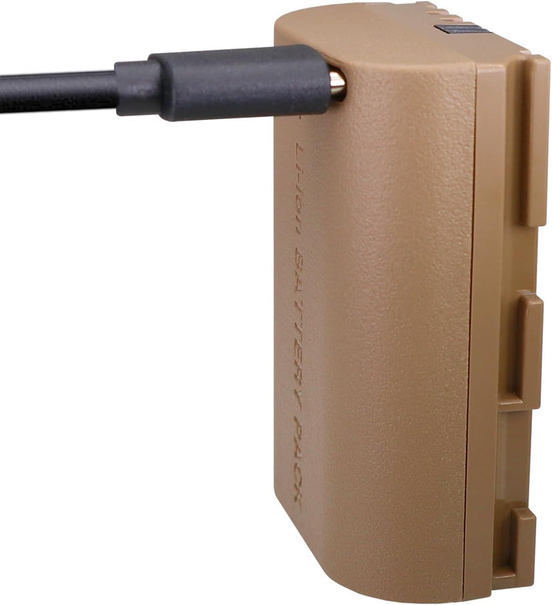 2X Blumax Gold Akku kompatibel mit Canon LP-E6NH (2250mAh) mit USB Typ-C Ladebuchse - NTC-Sensor & V