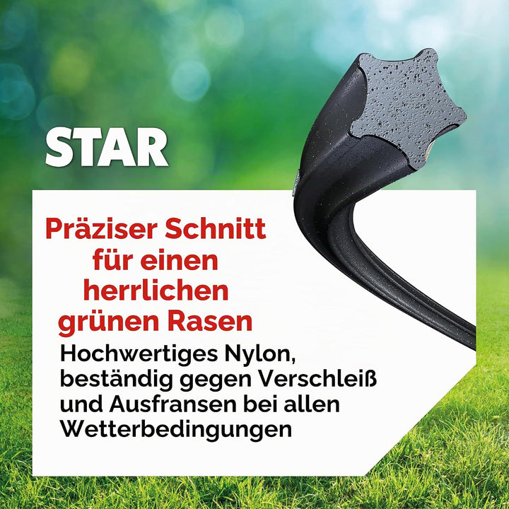 Oregon 559055 Nylium Mähfaden mit sternförmigem Querschnitt, 2,7 mm, 280 Meter-Spule 2.7 mm 280 m, 2