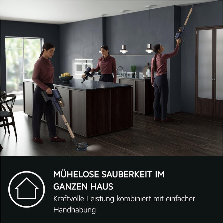 AEG HYGIENIC 8000 AP81B25WET Akku Staubsauger mit Wischfunktion/Automatik / 5-Stufen Filtration/Digi