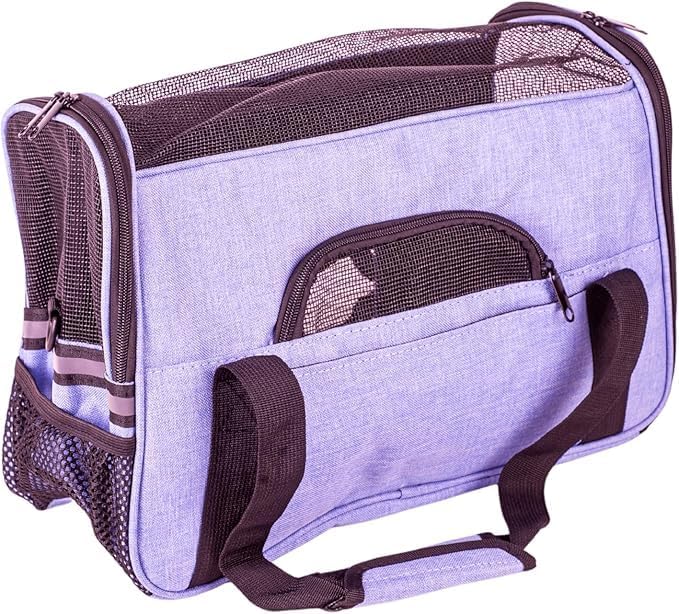 Quibropets Bubupets Transportbox für Haustiere, Transportbox für Hunde und Katzen, robust und bequem