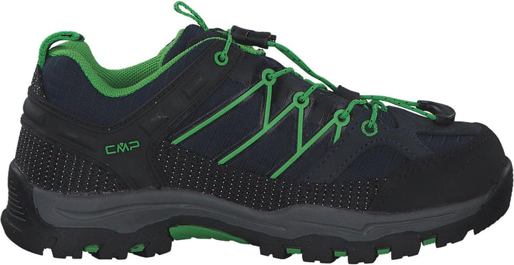 CMP Unisex Kinder Kids Rigel Low Trekking Shoes WpTrekking-Schuhe 28 EU B Blue Gecko, 28 EU B Blue G