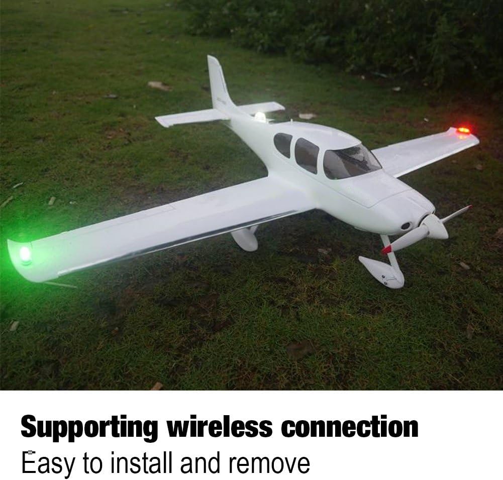 Dilwe 3 stücke rc fix flügel licht, rc drahtlose led licht für rc fix flügel Flugzeug Flugzeug Hubsc