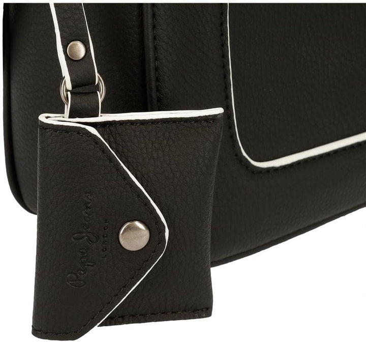 Pepe Jeans Damen Jeny Gepäck- Messenger Bag Einheitsgrösse Schwarz, Einheitsgrösse Schwarz