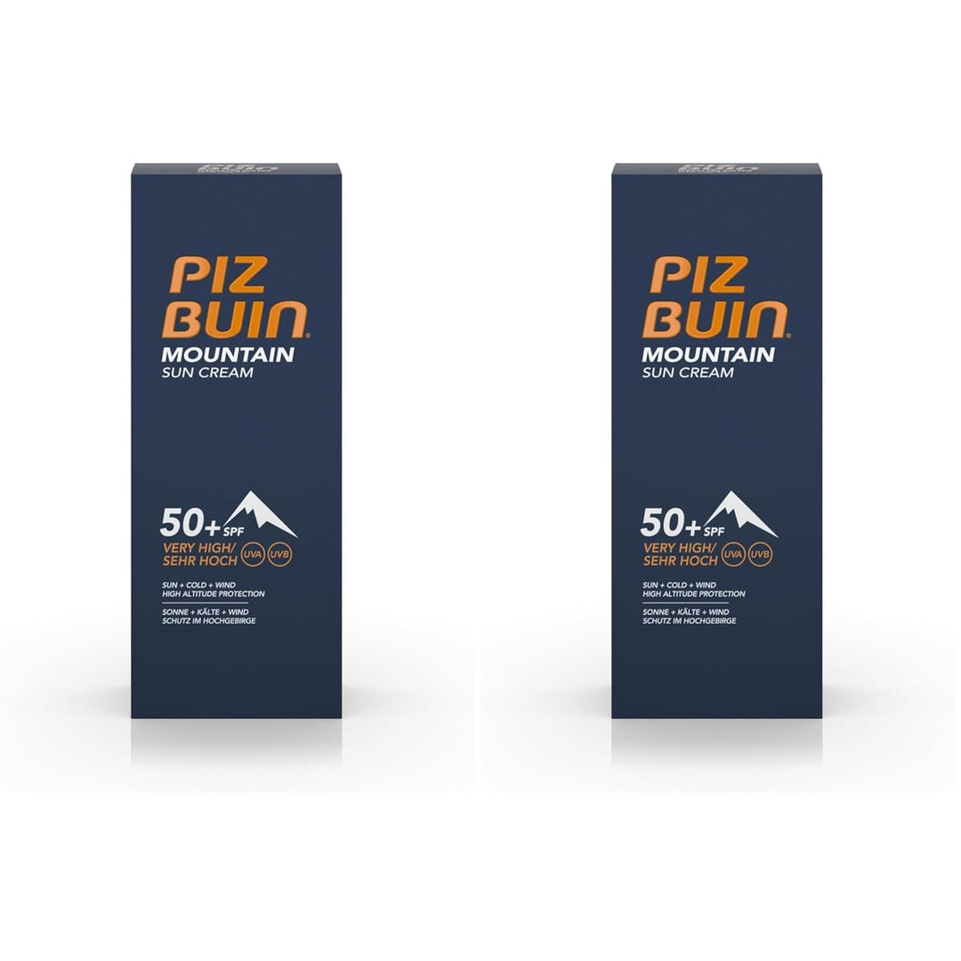 Piz Buin Mountain Sun Cream, Sonnencreme, Sonnenschutz Wintersport, Hoher Schutz vor Sonnenbrand, Kä