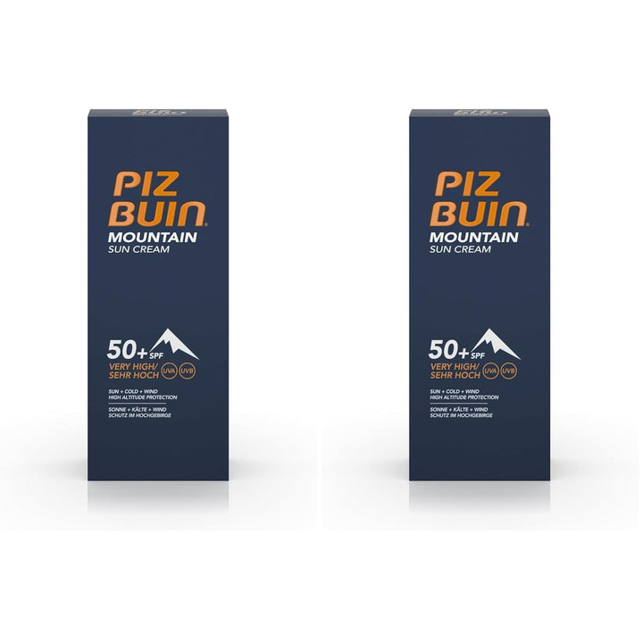 Piz Buin Mountain Sun Cream, Sonnencreme, Sonnenschutz Wintersport, Hoher Schutz vor Sonnenbrand, Kä