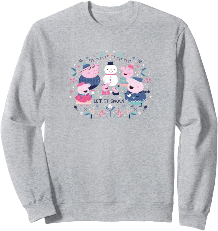 Peppa Pig Snowman Circle Sweatshirt