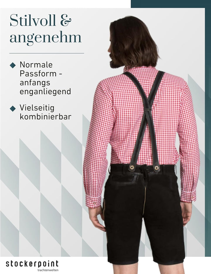 Stockerpoint Herren Hose 46 Schwarz Gespeckt, 46 Schwarz Gespeckt