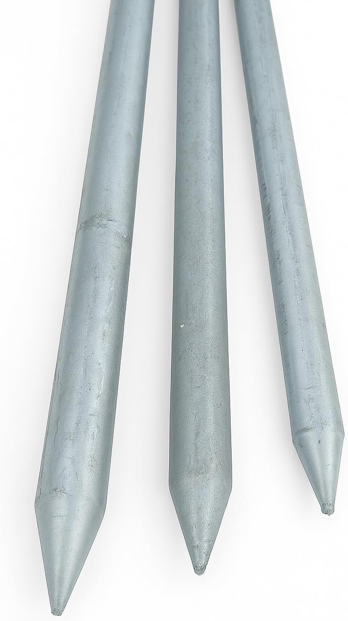 Tiefenerder Erder Erdung feuerverzinkt SET Ø16 2x1500mm nach DIN 50164-2 3m 3,0m 3000mm