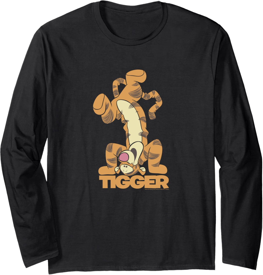 Disney Winnie The Pooh Tigger Upside Down Bounce Langarmshirt