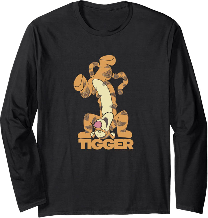 Disney Winnie The Pooh Tigger Upside Down Bounce Langarmshirt