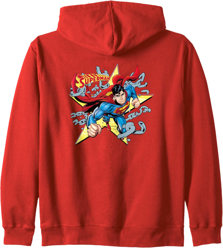 Superman Stars and Chains Kapuzenjacke