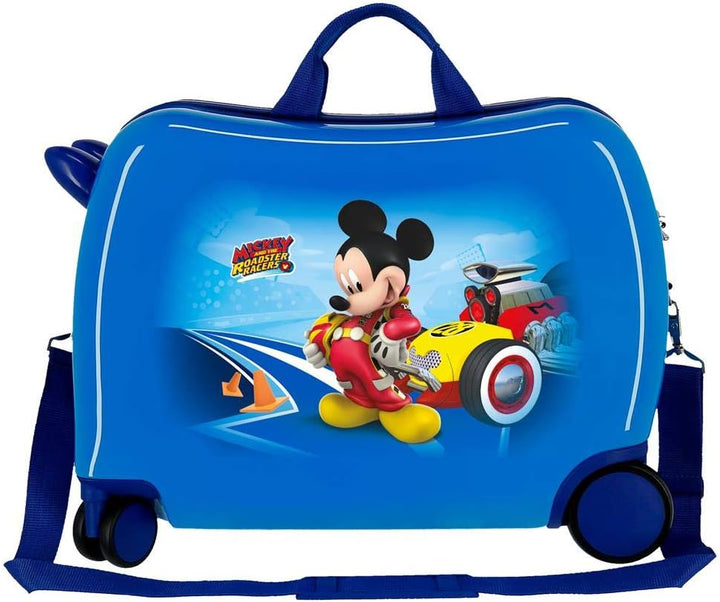Disney Lets Roll Mickey Kinderrucksack, (Blau) - 4569862, 50x39x20 cm kinderkoffer, kinderkoffer