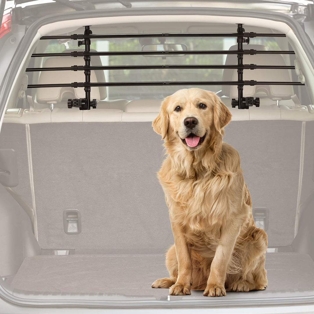 JOYTUTUS Schutzgitter Auto Hundegitter aus Aluminium Hundeschutzgitter Trenngitter Gepäckgitter Univ
