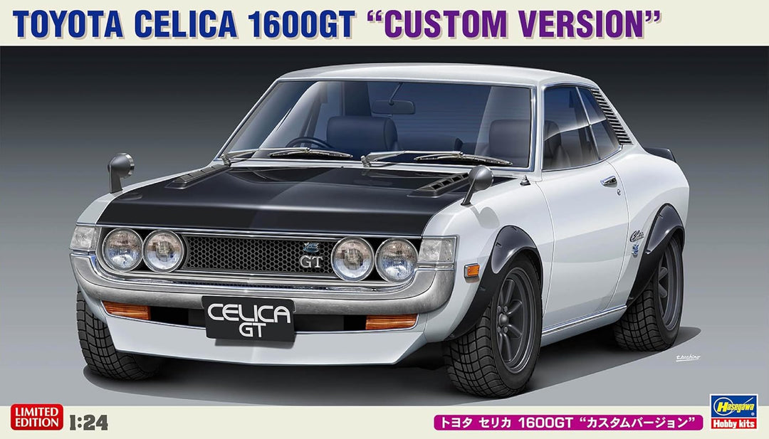 Hasegawa 620672-1/24 Toyota Celica 1600 GT, Customs Version - Massstab 1:24