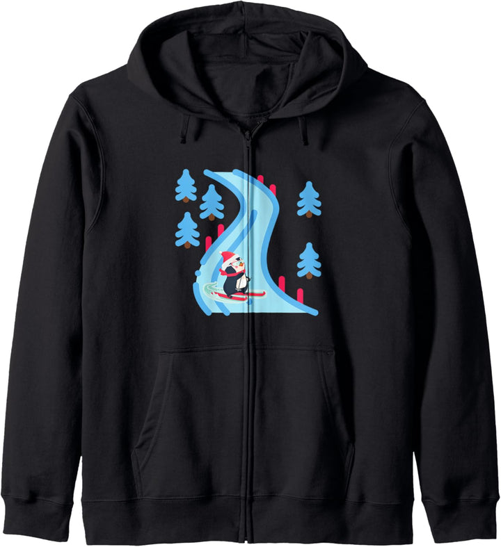 Ski Pinguin Kapuzenjacke