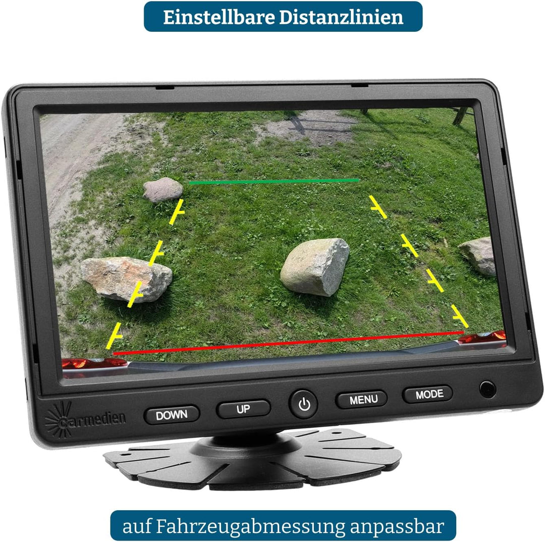 7 Zoll TFT LCD Monitor cm-NMR7 Bildschirm für Rückfahrkamera Kamera System 12V 24V 7" Display Rückfa
